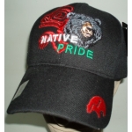 Ball Cap Native Pride, Red Bear
