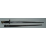 French M1874 Bayonet & Scabbard, (Modified)