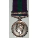 British G.S.M. 1918 -1962, Palistine 1945 - 48. (Border Regt.)