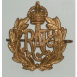 British RAF, E. M. Brass Cap Badge, K.C.