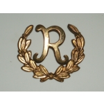 WWI British Range Taker Sleeve Insignia, Metal