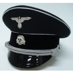 Allgemeine, (Black) SS Officer's Visor Cap.