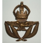 RAF Warrant Officer's Cap Badge, K.C.