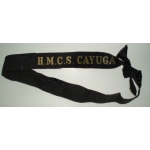 H.M.C.S CAYUGA Cap Tally