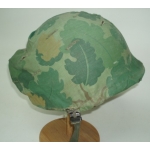 Canadian M1 Helmet With 1967 Mitchell Cover, (orig)