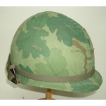 Canadian M1 Jump Helmet With Camo Cover.