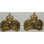 Elgin Regiment Collar Insignia, pair