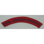Royal Canadian Engineers, Canvas Shoulder Title