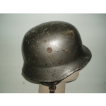 DDR, East German Civil Defense Helmet, Fiber
