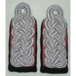 Waffen SS Panzer Major's Shoulder Boards