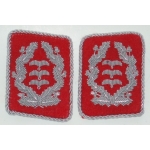 Luftwaffe Oberst Collar Tabs, (Red)