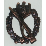 Infantry Assault Badge, Bronze, (Hollow)