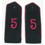 Army EM 5th Panzer Regt. Shoulder Boards