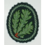 Army EM Jager Sleeve Badge, Dark Green,(orig)
