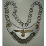 Army "Feldgendarmerie" Gorget With Chain, (orig)