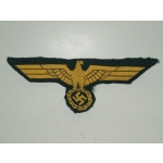 Kriegsmarine EM Coast Artillery Breast Eagle, (orig)