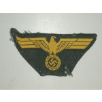 Kriegsmarine Coast Artillery EM Cap Eagle, (ORIG)