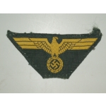Kriegsmarine Coast Artillery EM Cap Eagle, (orig)