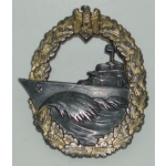 Kriegsmarine Destroyers Badge, (f.o.)