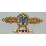 Luftwaffe Fighter Clasp, Gold, "200"
