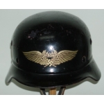 German Luftschutz M40 Beaded Helmet, (orig)