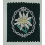 Army Officer's Edelweiss Sleeve Badge, (orig)
