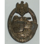 Panzer Assault Badge, Bronze, (orig)