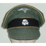 Waffen SS Crusher Cap, (Yellow)