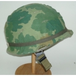 Canadian M1 Helmet With Mitchell Cover, (orig)