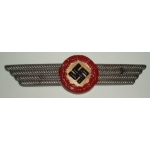 Luftwaffe Civilian Fire Brigade EM/NCO Visor Cap Wreath & Cocade