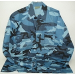 Sky Blue Camo BDU Jacket