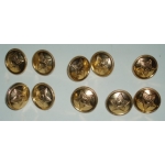 Soviet Buttons, Small, (Lot of 10)