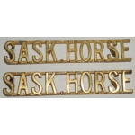 16th/22nd Saskatchewan Horse Shoulder Title, pair