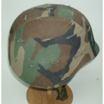 US Kevlar Helmet With Woodland Cover